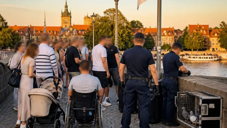 Konstanz: Streit um Taubenflug verengt Alte Rheinbrücke und führt zu Polizeieinsatz