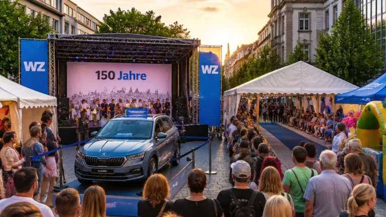 Krefeld pur: WZ feiert 150 Jahre mit Bühne am Neumarkt und Gewinnaktion