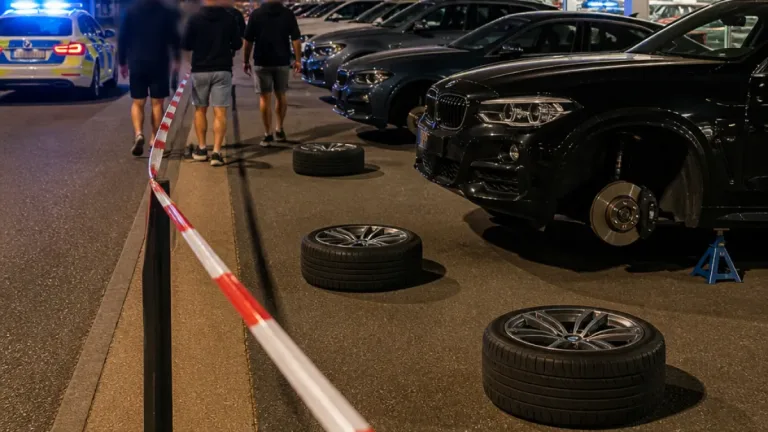 Kriminalpolizei sucht in Bamberg nach vier möglichen Zeugen zu Räderdiebstahl