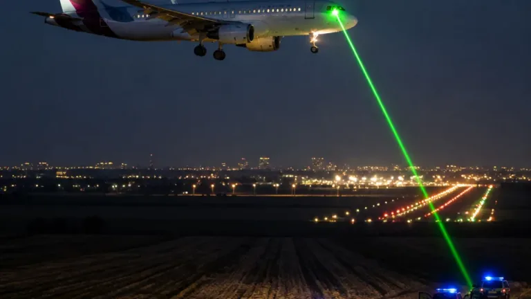 Laserstrahl auf Cockpit: Eurowings-Maschine im Landeanflug auf Hannover geblendet