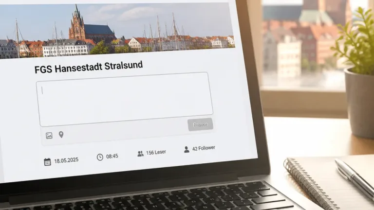 Leerer Eintrag zur „FGS Hansestadt Stralsund“ auf myheimat.de sorgt für Fragen in Stralsund