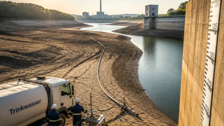 Leverkusen: EVL stellt Trinkwasserversorgung in Teilen der Stadt wegen Dürre um