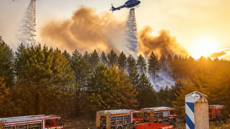 Löschhubschrauber stoppen Waldbrand bei Alzenau – Lage in Bayern beruhigt