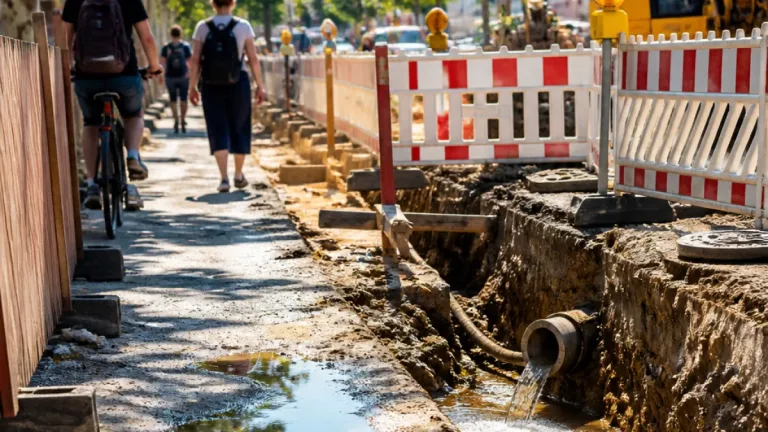 Ludwigsburg: Baustelle in Schillerstraße sorgt weiter für Unmut während Fernwärmeausbau läuft