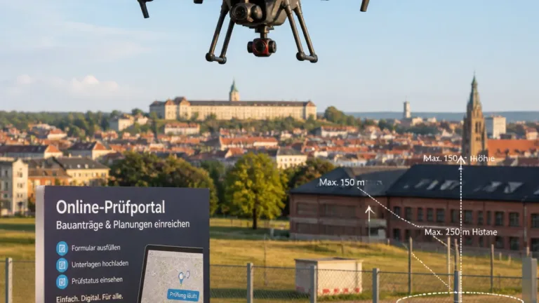 Ludwigsburg setzt Drohne über Karlskaserne ein – Transparenz und klare Flugregeln