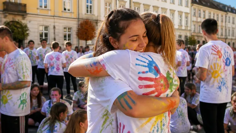Ludwigsburg: Weiße T‑Shirts und bunte Abdrücke gegen Tradwife‑Ideale