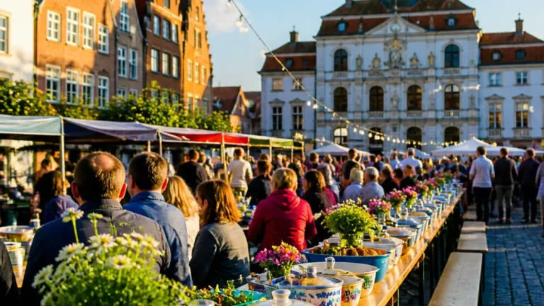 Lüneburg lädt ein: Lange Tafel auf dem Marktplatz am 22. August