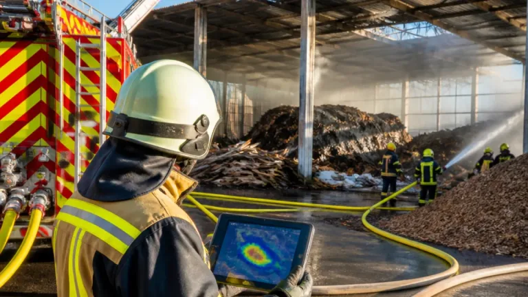 Maschinenbrand im Hafengebiet von Aschaffenburg: Einsatz nach Feuer in Sägewerk