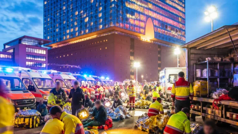 Massenerkrankungen an der Elbphilharmonie: Rettungsdienst versorgt über 40 Personen