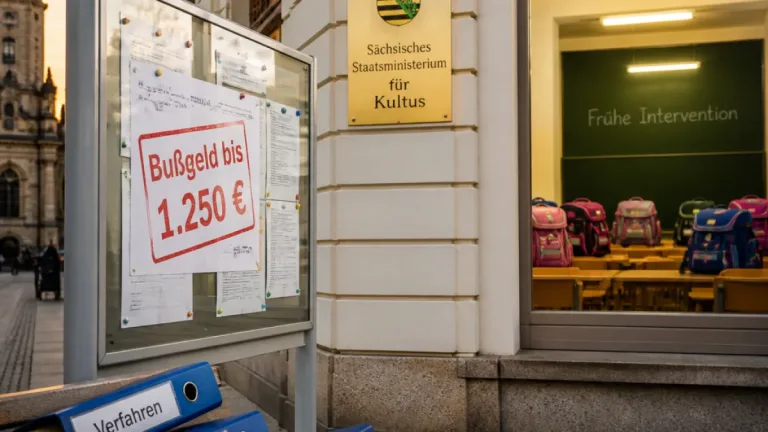 Mehr Verfahren gegen Schulschwänzer in Sachsen – Behörden setzen stärker auf Bußgelder und frühe Intervention
