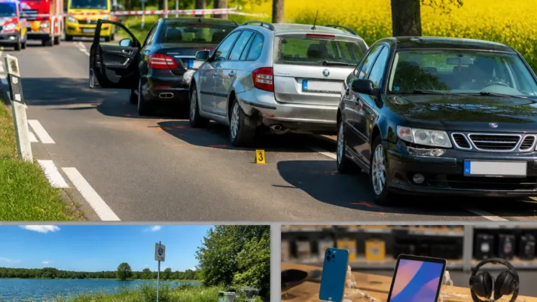 Mehrere Polizeieinsätze in und um Wittenberg: Unfall, Ladendiebstahl und E‑Bike‑Diebstahl