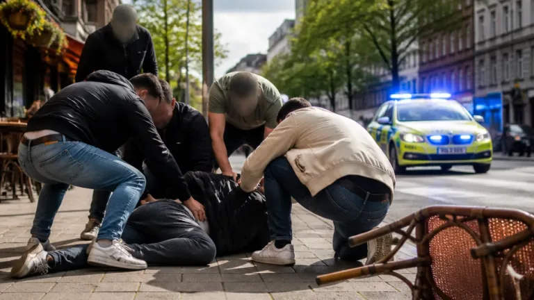 Messerangriff auf der Oberbilker Allee: Düsseldorf erlebt Zivilcourage nach versuchtem Tötungsdelikt