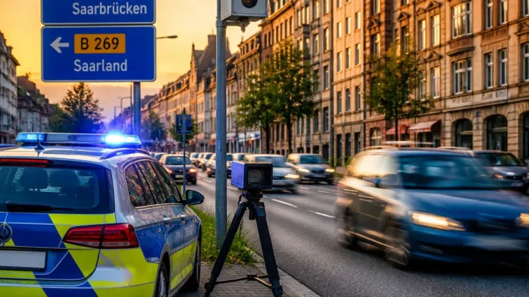Mobile und feste Blitzer im Saarland: Wo am 11. August Tempo kontrolliert wird
