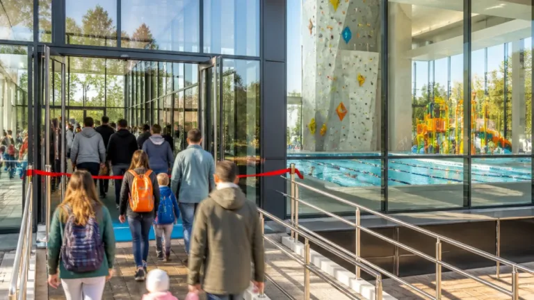 Modernisiertes Hallenbad in Bochum-Linden eröffnet: Barrierefrei, familienfreundlich, mit Waterclimbing