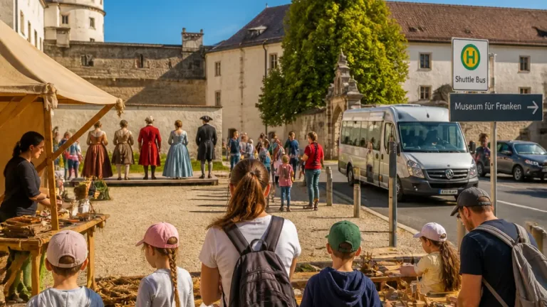 Museumsfest auf der Festung Marienberg: Familienprogramm und Shuttleverkehr in Würzburg