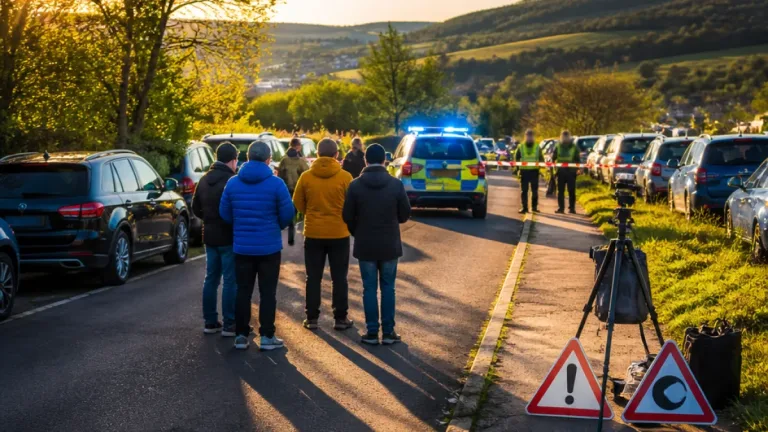 Nach Sonnenfinsternis: Polizei ermittelt wegen massiver Parkverstöße rund um Erlangen