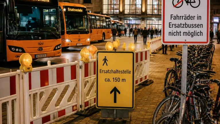 Nachtliche Zugausfälle und Ersatzverkehr: Karlsruhe von Bauarbeiten auf RE 2, RE 7 und RB 27 betroffen