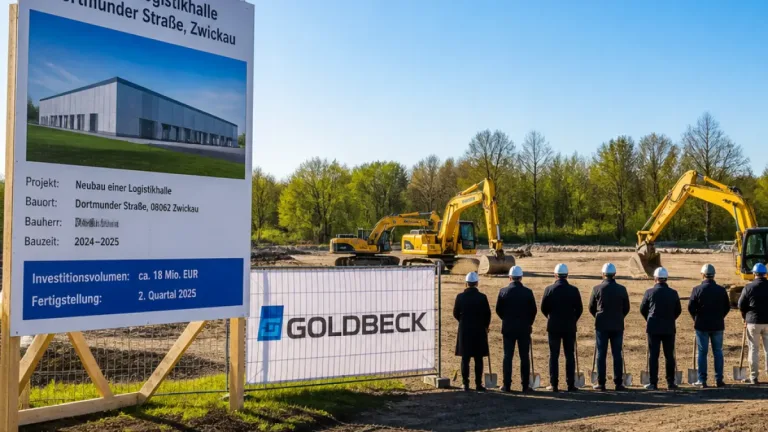 Neubau der Ballsporthalle in Zwickau startet – 15,5 Millionen Euro, Fertigstellung Ende 2027 geplant
