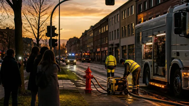 Neubrandenburg: Stromausfall legt Teile der Stadt lahm – Auswirkungen auf Wasser und Kommunikation
