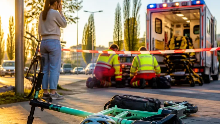 Neue schwere E‑Scooter‑Stürze in Berlin: 52‑Jähriger in lebensbedrohlichem Zustand