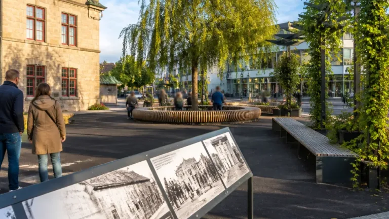 Neuer Verbindungsplatz am Badegarten in Fulda offiziell eröffnet