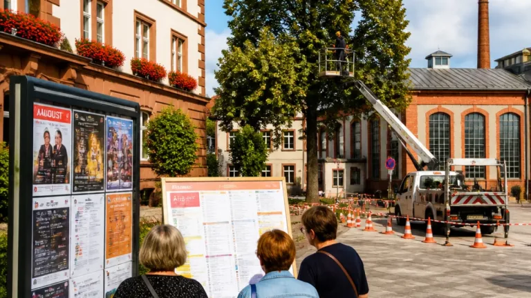 Neunkirchen informiert: Veranstaltungen, Baumfällarbeiten und Verkehrssicherheit im August
