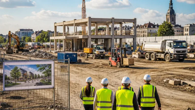 Neuss: Bauarbeiten für das „City Dock Neuss“ auf ehemaligem 3M-Areal laufen planmäßig