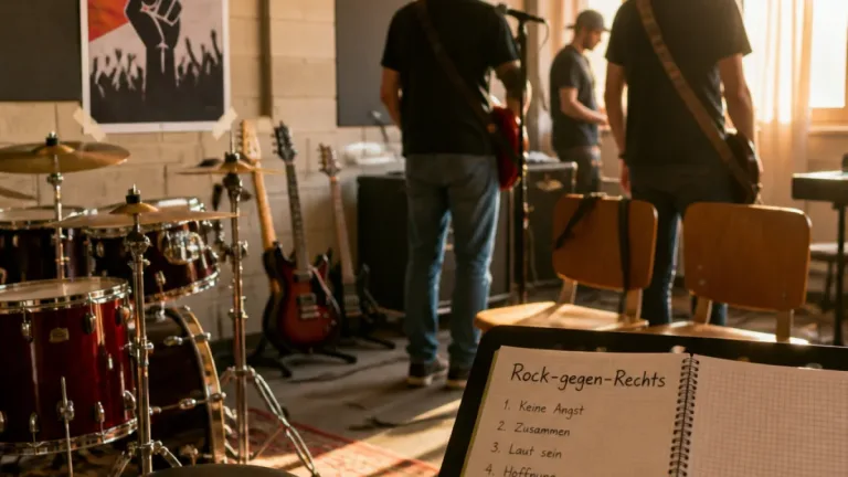 Neuss: Inklusive Band Poti Zero aus Elco bereitet sich auf Auftritt beim Rock-gegen-Rechts-Festival vor