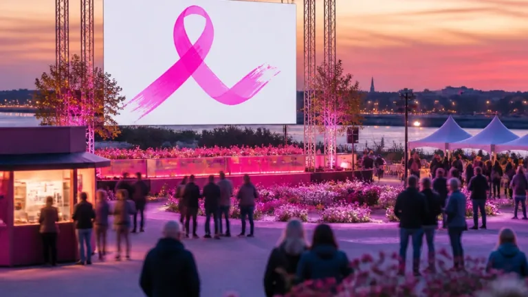 Neuss: Pinktober-Abend auf der Landesgartenschau will Aufklärung und Solidarität sichtbar machen