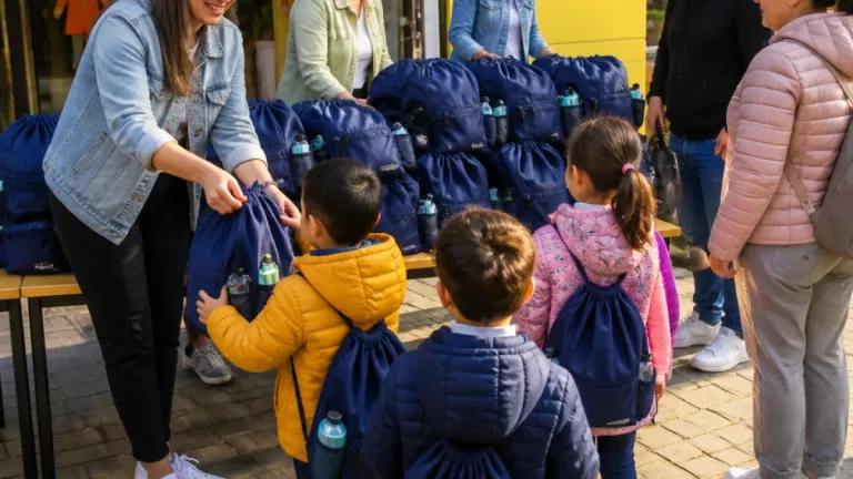 Neuwied: Stadtwerke verteilen 800 Erstklässler-Beutel zum Schulstart