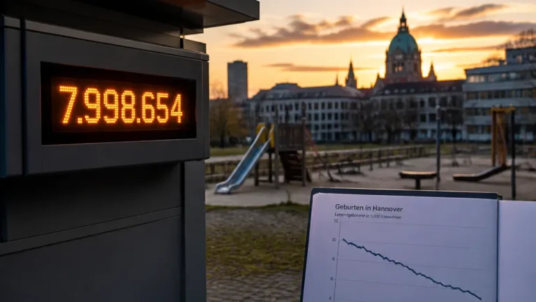Niedersachsen unter acht Millionen: Geburtenmangel drückt Bevölkerungszahl