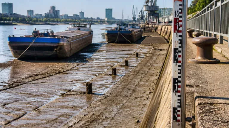 Niedrigwasser: Rheinpegel in Düsseldorf bei 15 Zentimetern – Ende September droht 'unter Null'