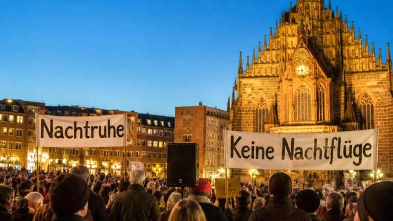Nürnberg: Anwohner klagen über Nachtflüge – Forderung nach Nachtruhe und schrittweisem Abbau
