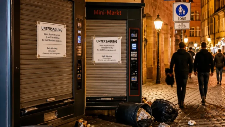 Nürnberg: Automaten-Supermärkte in der Altstadt an Sonn- und Feiertagen nachts weiter geschlossen