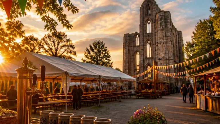 Nürnberg bereitet sich auf langes Altstadtfest auf der Insel Schütt vor