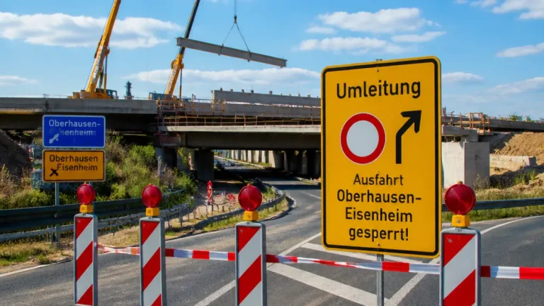 Oberhausen: Ausfahrt der A516 bei Eisenheim für rund zehn Monate gesperrt