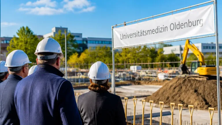 Oldenburg: Spatenstich für erstes Gebäude der Universitätsmedizin beginnt Bauphase