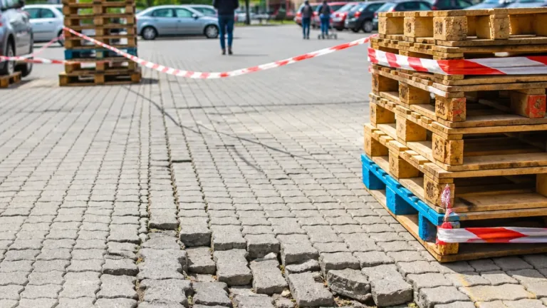Paderborn-Sennelager: Lockere Pflastersteine vor Rewe sorgen für Ärger und Sicherheitsbedenken