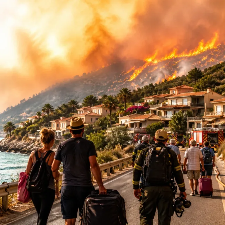Großbrand am Gardasee: Mehr als 200 Menschen in Sicherheit gebracht, Einsatz andauert