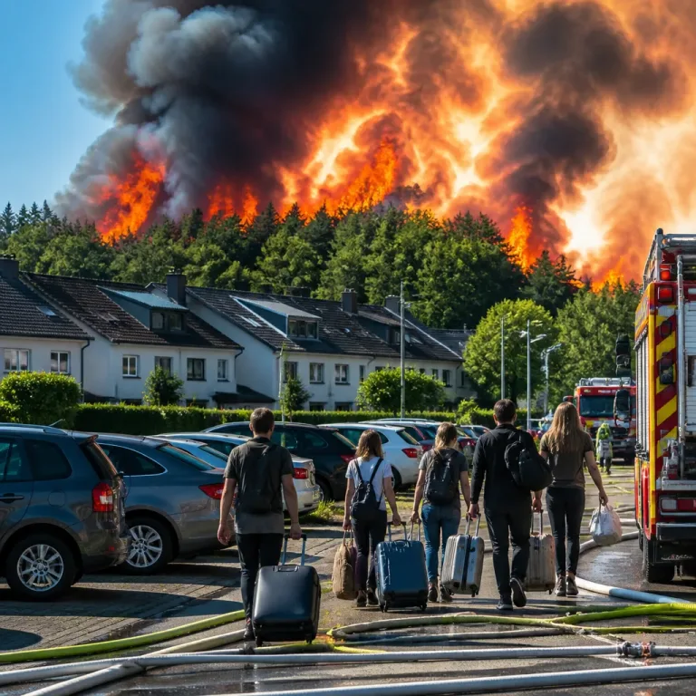 Großbrand in der Eifel: Hürtgenwald von Feuer bedroht — Hunderte Hektar betroffen