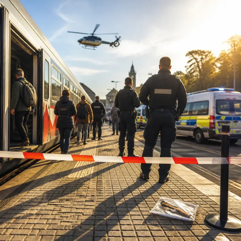 Großeinsatz in Itzehoe: Spielzeugwaffe löst Polizeialarm am Bahnhof aus