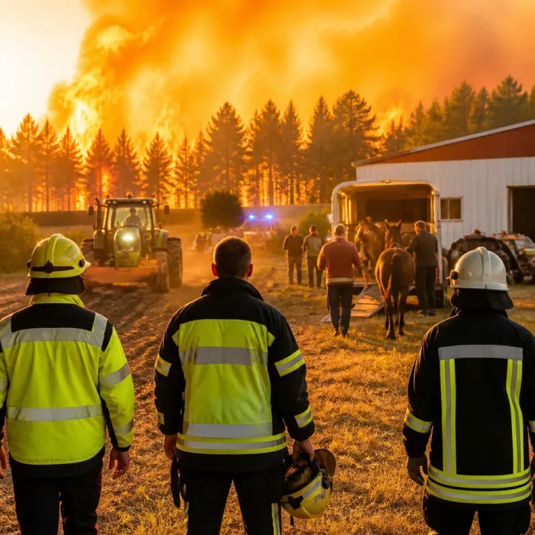 Großbrand im Saarland: 400 Einsatzkräfte kämpfen gegen Flammen — Pferde evakuiert