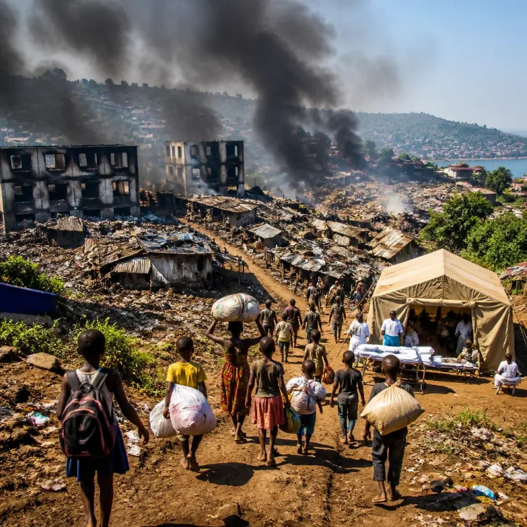 Mindestens 15 Kinder bei Brand in Bukavu getötet – Schulen und Hunderte Häuser zerstört