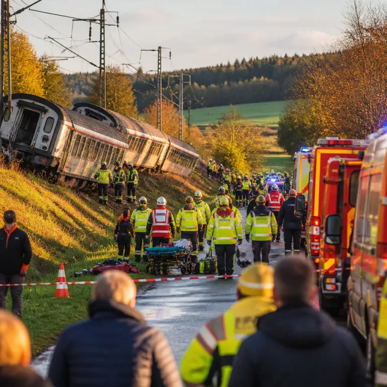 Zug erreicht Lewes: Mehrere Waggons entgleisen – mindestens 11 Verletzte