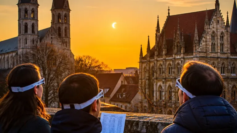 Partielle Sonnenfinsternis über Braunschweig: Zeiten, Sicht und Schutzhinweise