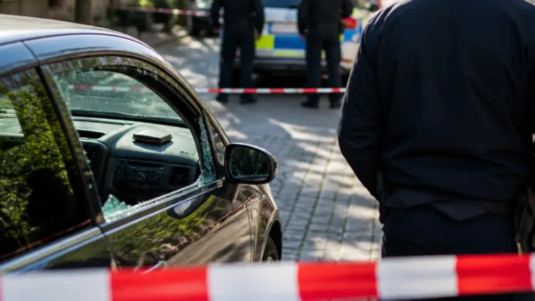 Pforzheim: Unbekannter schlägt Fensterscheibe ein und stiehlt Geldbeutel aus Mittelkonsole