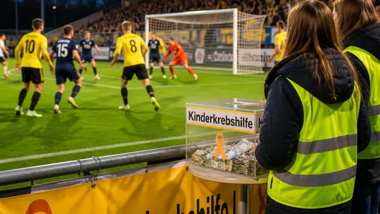 Plauen: Benefizspiel auf Wacker-Platz bringt fast 6 500 Euro für Kinderkrebshilfe