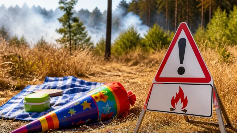 Plauen vor den Einschulungsfeiern: Feuerwehren warnen wegen erhöhter Waldbrandgefahr