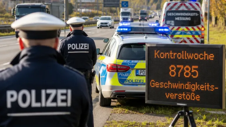 Polizei in Sachsen-Anhalt meldet über 3.200 Geschwindigkeitsverstöße bei Kontrollwoche