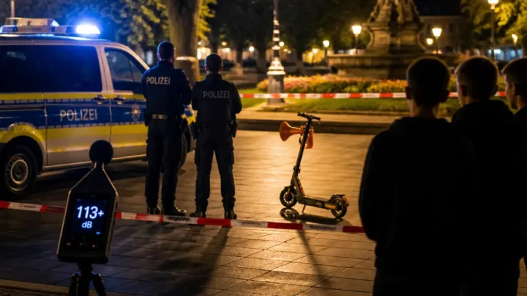 Polizei kontrolliert Travis Park in Aschaffenburg nach wiederholten Lärmklagen